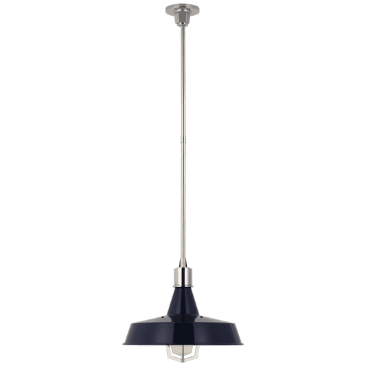 Visual Comfort Signature Fitz Large Pendant Polished Nickel