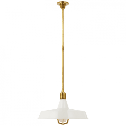 Visual Comfort Signature Fitz XL Pendant Hand-Rubbed Antique Brass
