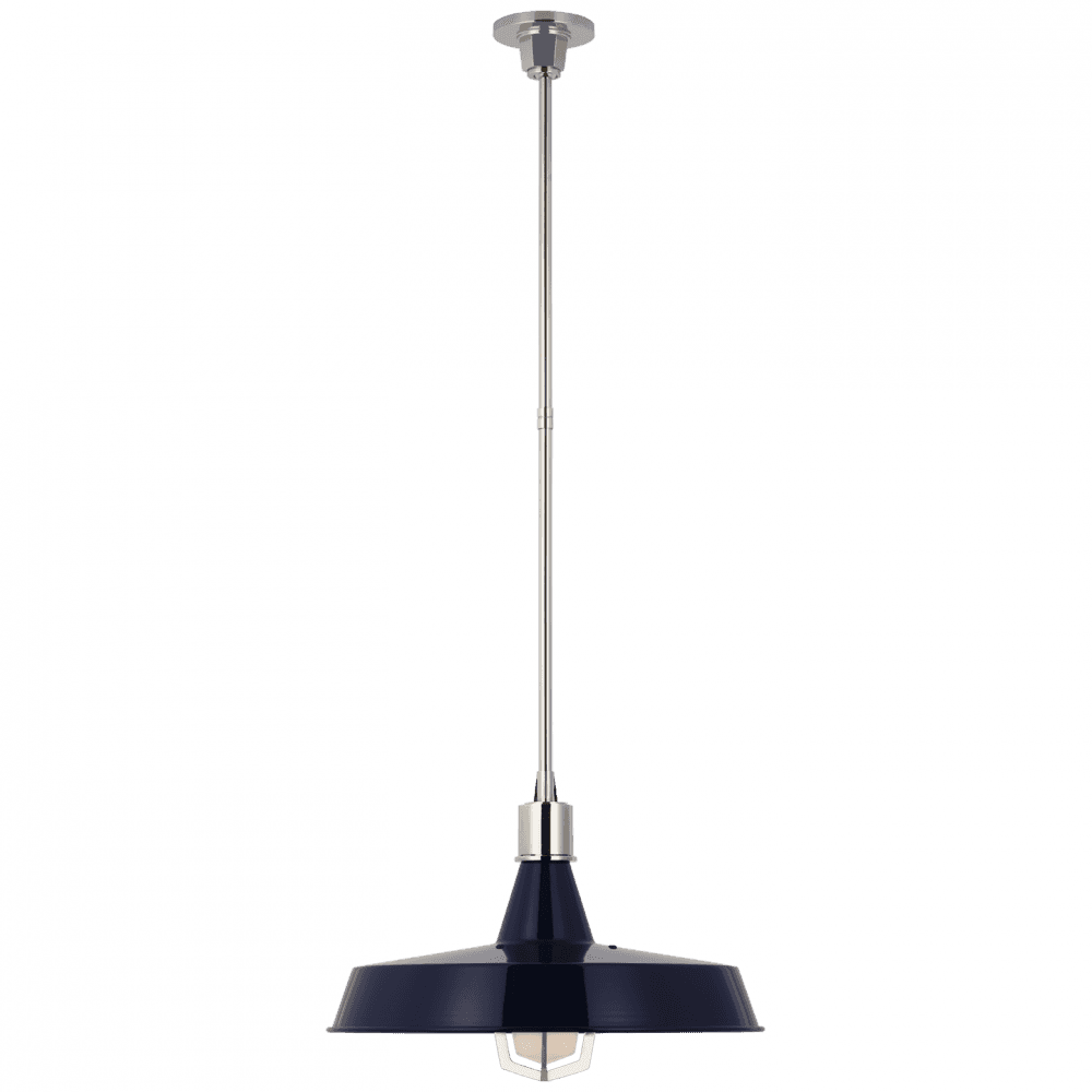 Visual Comfort Signature Fitz XL Pendant Polished Nickel