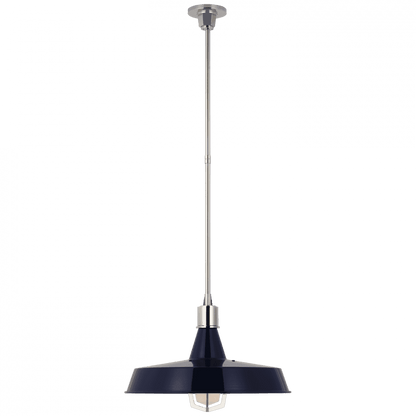 Visual Comfort Signature Fitz XL Pendant Polished Nickel
