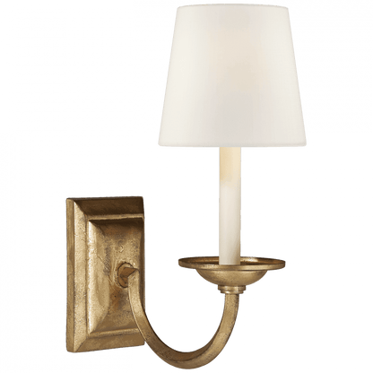 Visual Comfort Signature Flemish Single Sconce Gilded Iron