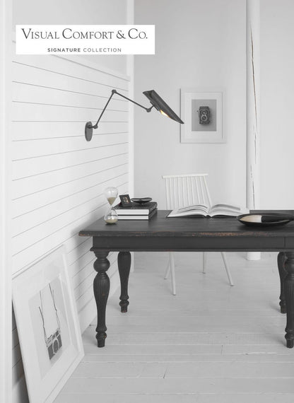 Visual Comfort Signature Flore Double Library Wall Light Soft Brass