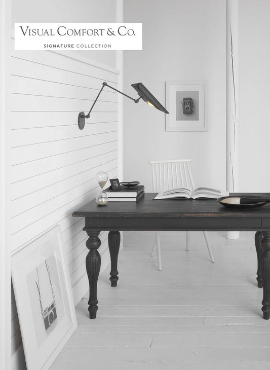 Visual Comfort Signature Flore Double Library Wall Light Soft Brass