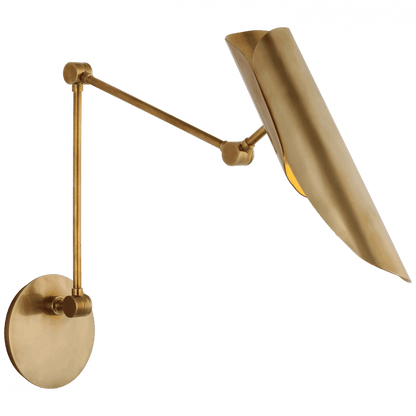 Visual Comfort & Co. Signature Collection Flore Double Library Wall Light - Soft Brass