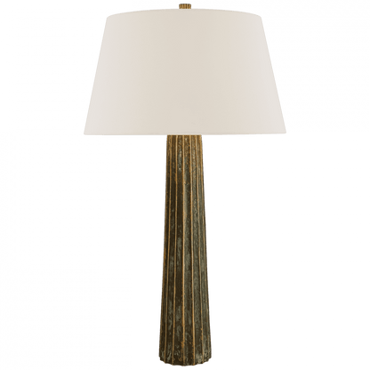 Visual Comfort Signature Fluted Spire Large Table Lamp Bronze