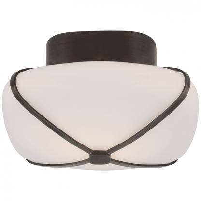 Visual Comfort Signature Fondant Flush Mount Gun Metal