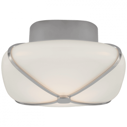 Visual Comfort Signature Fondant Flush Mount Polished Nickel