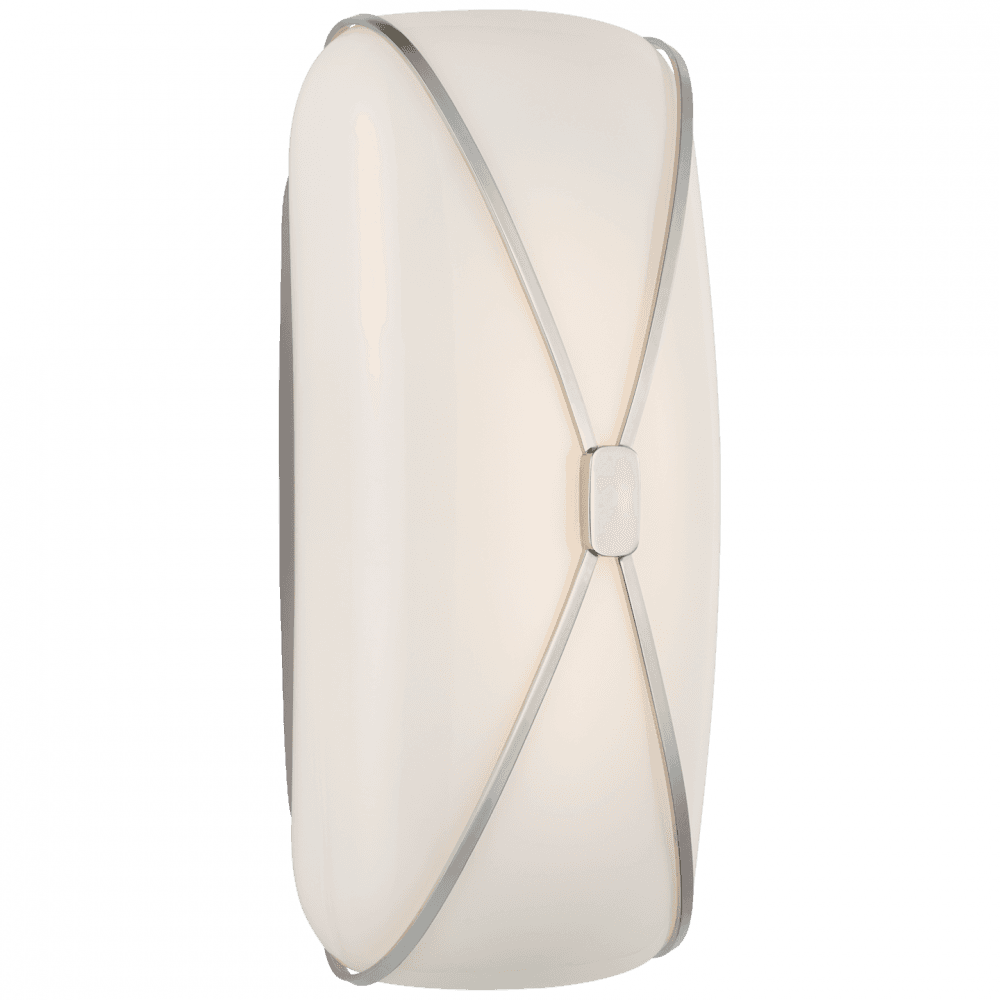 Visual Comfort & Co. Signature Collection Fondant Linear Bath Sconce - Polished Nickel 13.5"