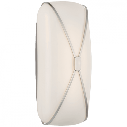 Visual Comfort & Co. Signature Collection Fondant Linear Bath Sconce - Polished Nickel 13.5"