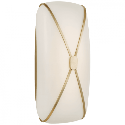 Visual Comfort & Co. Signature Collection Fondant Linear Bath Sconce - Soft Brass 13.5"