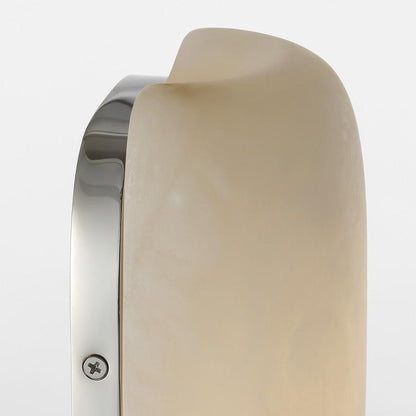 Visual Comfort Signature Formosa 20 Alabaster and Antique-Burnished Brass