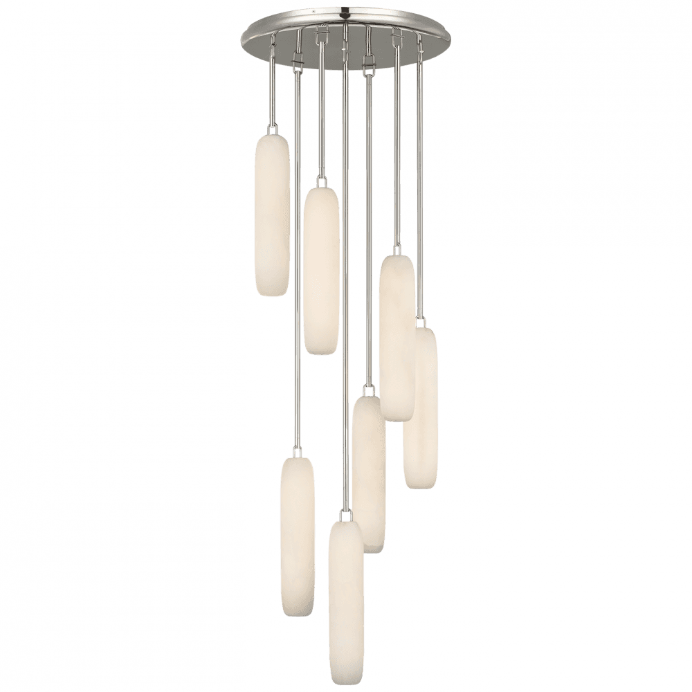 Visual Comfort Signature Formosa 7-Light Pendant Polished Nickel