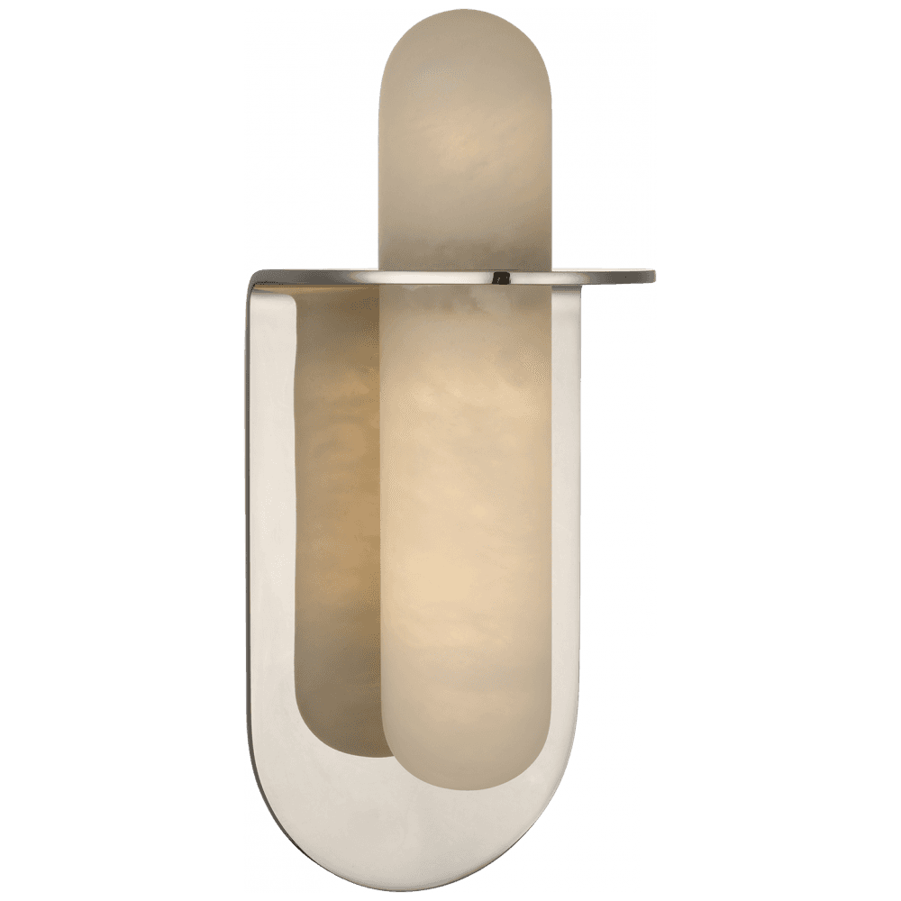 Visual Comfort & Co. Signature Collection Fosse 11" Oval Sconce, Visual Comfort & Co. Signature Collection KW 2003PN-ALB N1W6M
