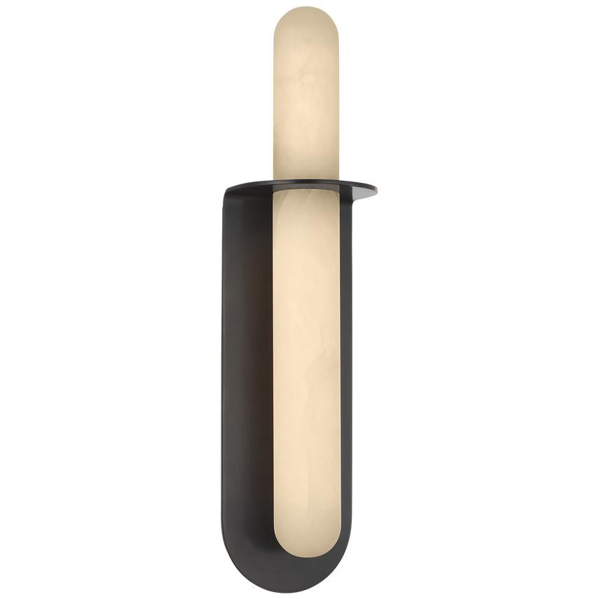 Visual Comfort & Co. Signature Collection Fosse 18" Oval Sconce, Visual Comfort & Co. Signature Collection KW 2004BZ-ALB N1W6N