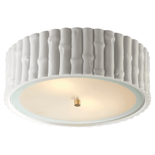 Visual Comfort Signature Frank Flush Mount Plaster White