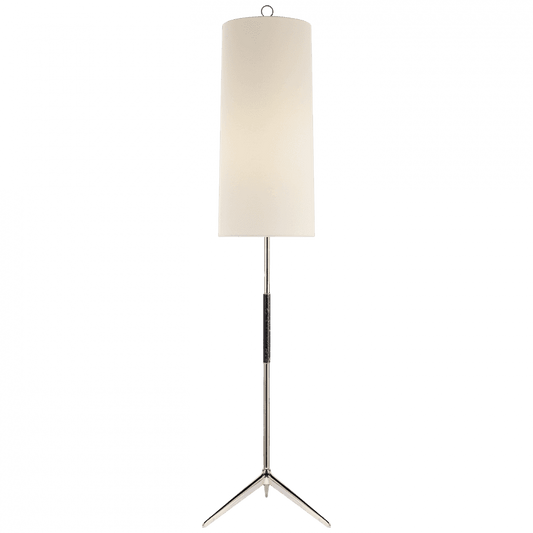 Visual Comfort Signature Frankfort Floor Lamp Polished Nickel