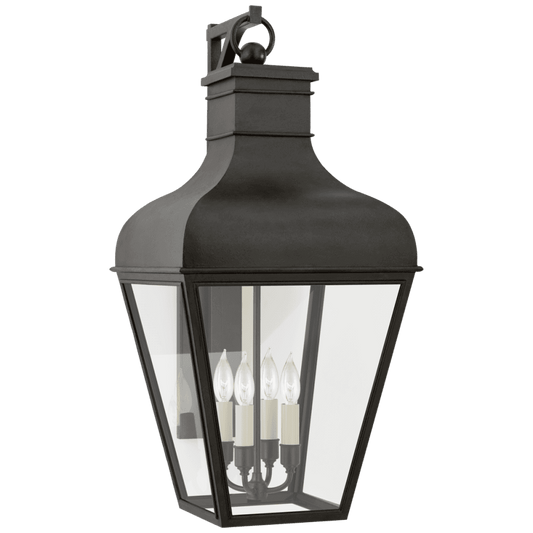 Visual Comfort Signature Fremont Bracketed Outdoor Wall Lantern French Rust