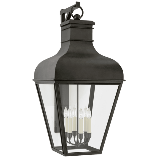 Visual Comfort Signature Fremont Bracketed Outdoor Wall Lantern French Rust