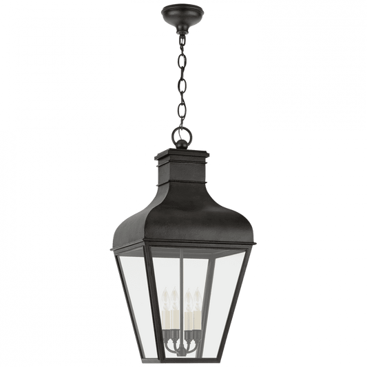 Visual Comfort Signature Fremont Hanging Outdoor Lantern French Rust