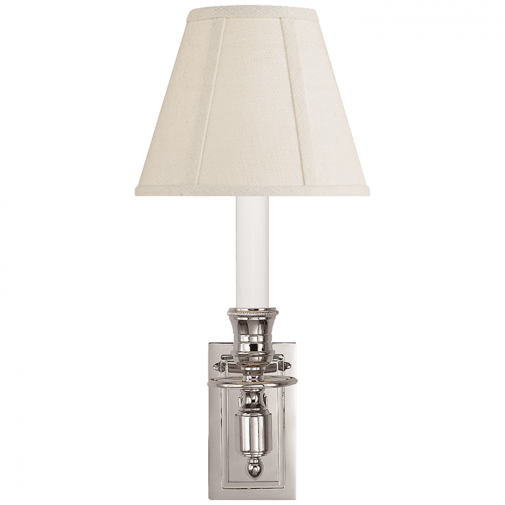 Visual Comfort Signature French Library Wall Sconce Polished Nickel