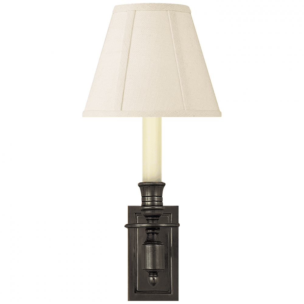 Visual Comfort Signature French Single Library Wall Sconce Bronze