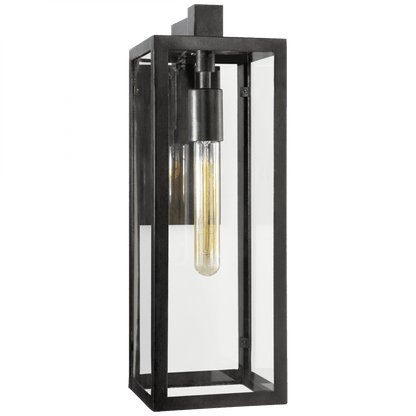 Visual Comfort Signature Fresno Framed Outdoor Wall Sconce Aged Iron