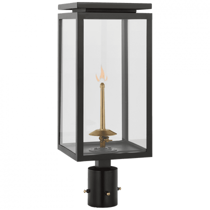 Visual Comfort Signature Fresno Medium Gas Post Matte Black