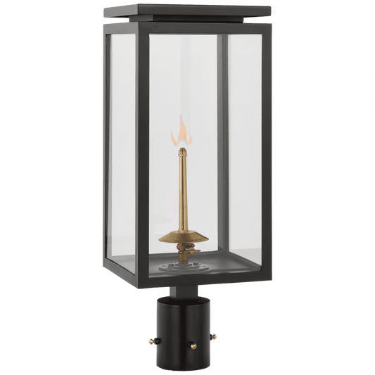Visual Comfort Signature Fresno Medium Gas Post Matte Black