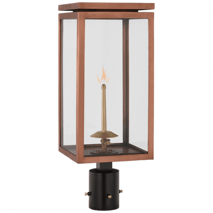 Visual Comfort Signature Fresno Medium Gas Post Soft Copper