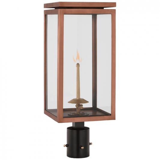 Visual Comfort Signature Fresno Medium Gas Post Soft Copper
