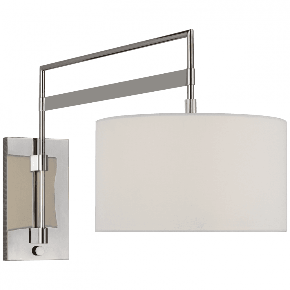 Visual Comfort Signature Gael Large Articulating Wall Light Polished Nickel