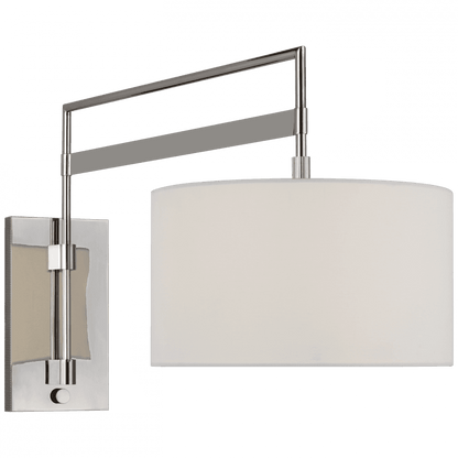 Visual Comfort Signature Gael Large Articulating Wall Light Polished Nickel