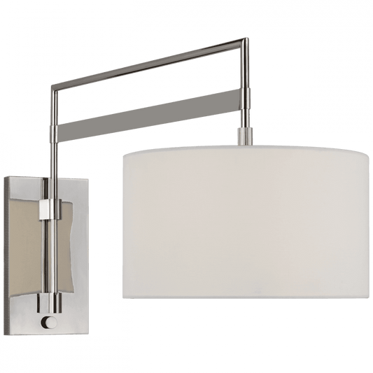Visual Comfort Signature Gael Large Articulating Wall Light Polished Nickel
