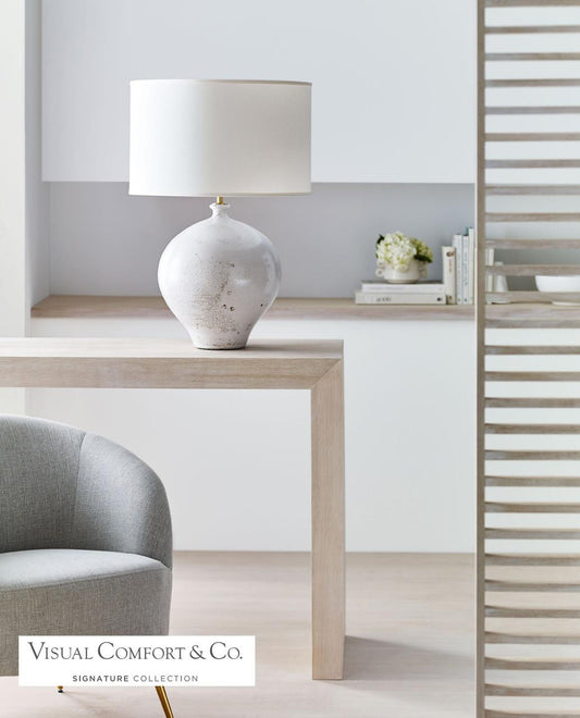 Visual Comfort Signature Gaios Table Lamp Volcanic Verdi