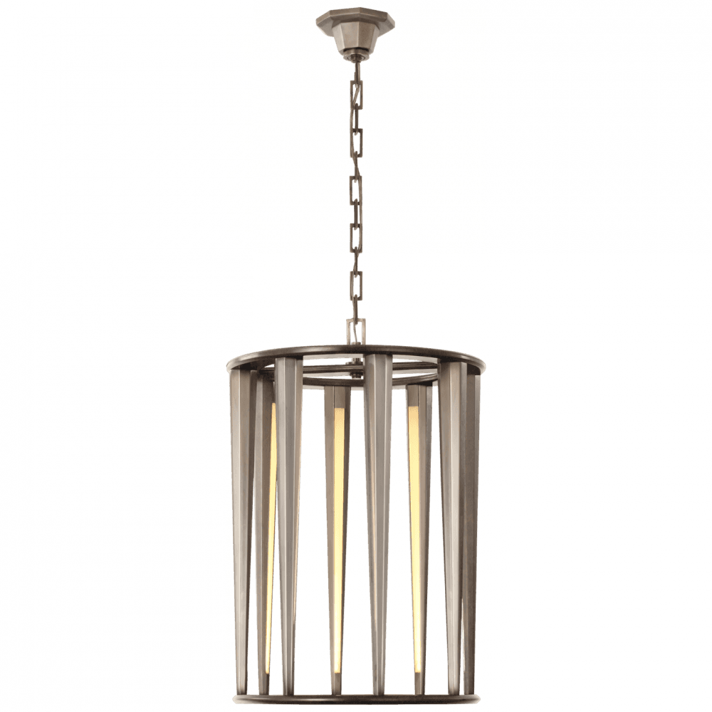 Visual Comfort Signature Galahad Medium Lantern Antique Nickel