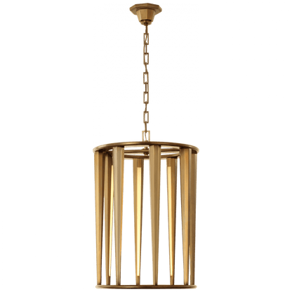 Visual Comfort Signature Galahad Medium Lantern Hand-Rubbed Antique Brass
