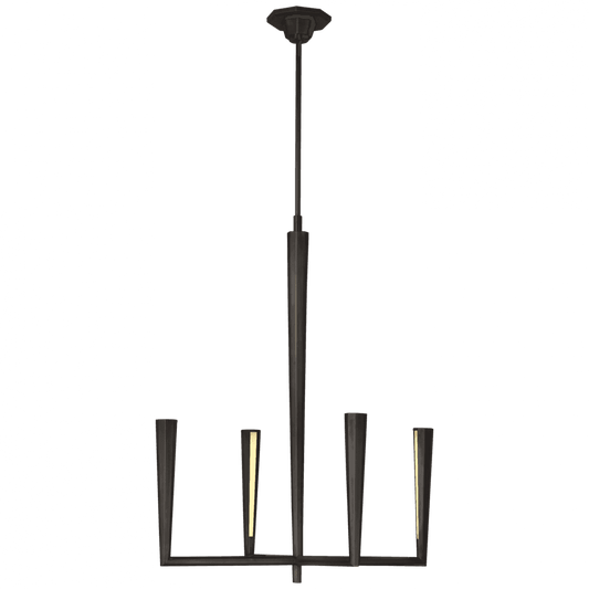 Visual Comfort Signature Galahad Small Chandelier Bronze