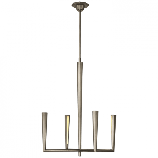 Visual Comfort Signature Galahad Small Chandelier Antique Nickel