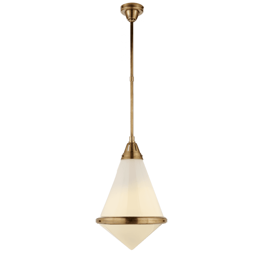 Visual Comfort Signature Gale Large Pendant Hand-Rubbed Antique Brass
