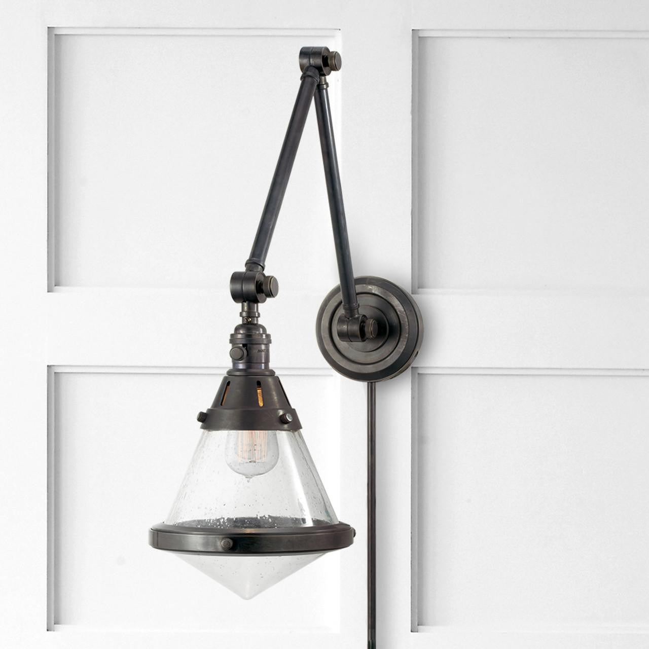 Visual Comfort Signature Gale Library Wall Sconce Hand-Rubbed Antique Brass