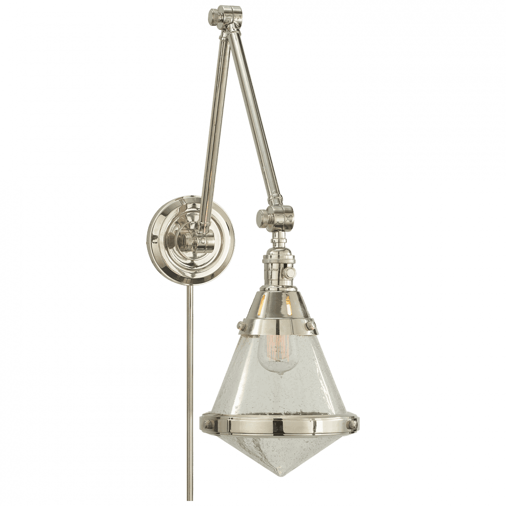 Visual Comfort & Co. Signature Collection Gale Library Wall Sconce With Plug