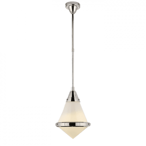 Visual Comfort Signature Gale Small Pendant Polished Nickel