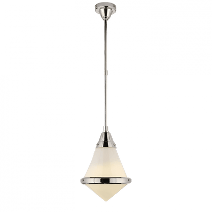 Visual Comfort Signature Gale Small Pendant Polished Nickel