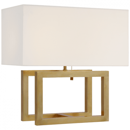 Visual Comfort Signature Galerie Medium Table Lamp Hand-Rubbed Antique Brass