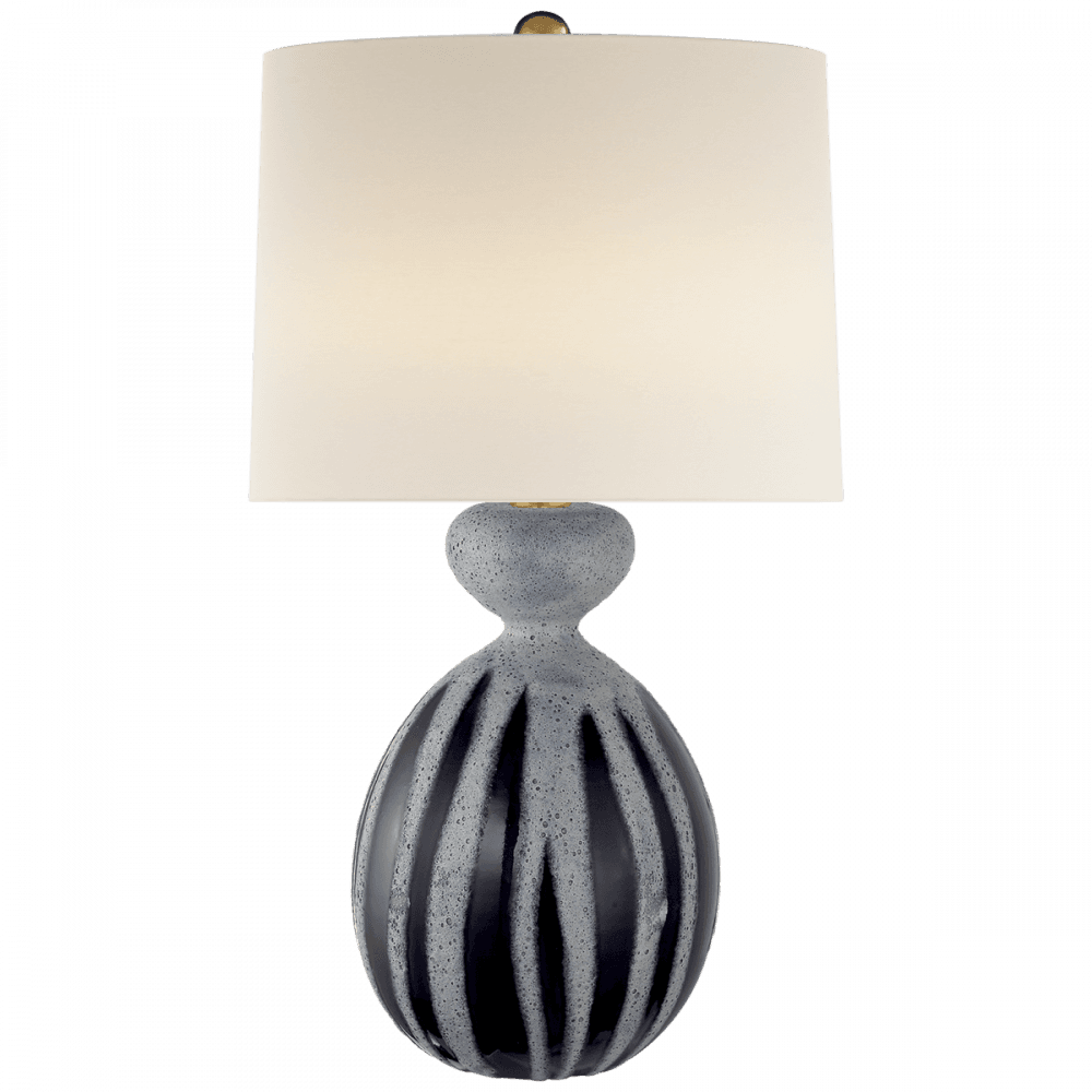 Visual Comfort Signature Gannet Table Lamp Drizzled Cobalt