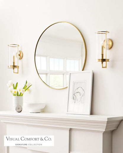 Visual Comfort & Co. Signature Collection Glendon Hurricane Wall Sconce