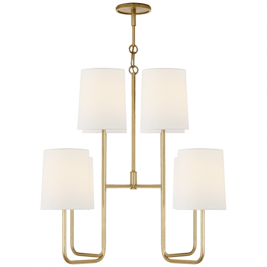 Visual Comfort Signature Go Lightly Medium Chandelier Charcoal