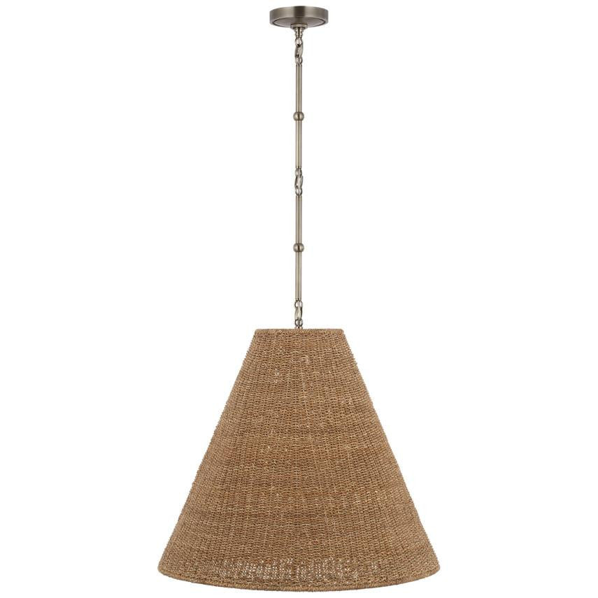 Visual Comfort Signature Goodman Large Hanging Lamp Bronze