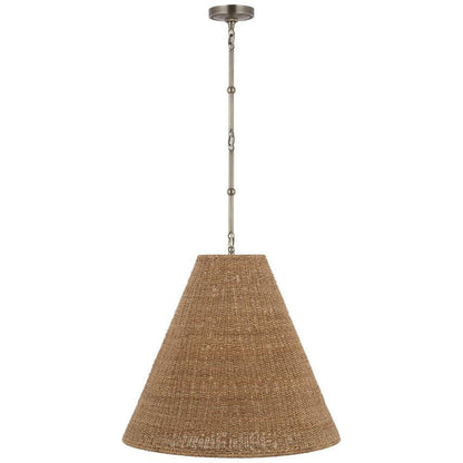 Visual Comfort Signature Goodman Large Hanging Lamp Bronze