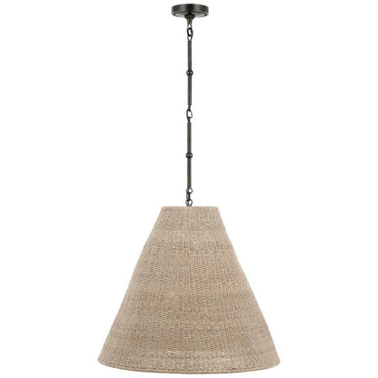 Visual Comfort Signature Goodman Large Hanging Lamp Antique Nickel